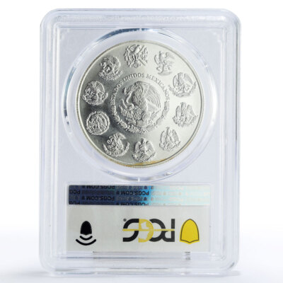 Mexico 1 onza Libertad Angel of Independence MS66 PCGS silver coin
