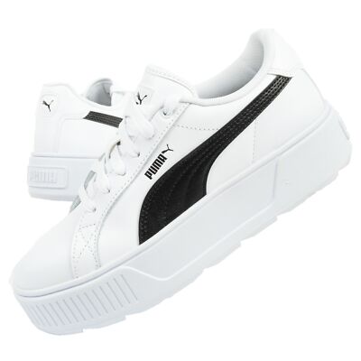 Puma Karmen Damen Sportschuhe [384615 02] Sneakers Weiß Leder NEU