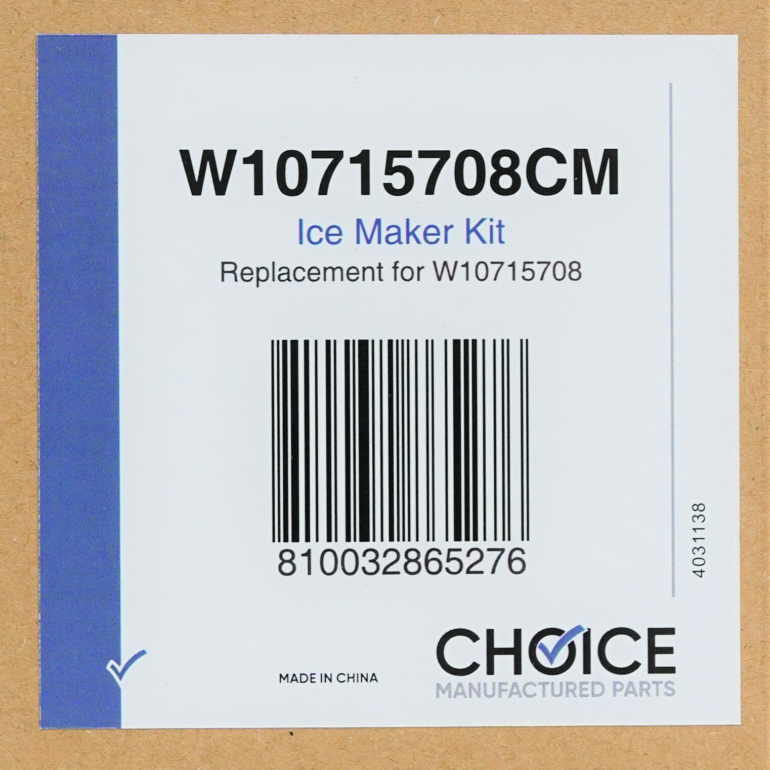 Choice Parts W10715708 for Whirlpool Refrigerator Ice Maker Bucket and Valve