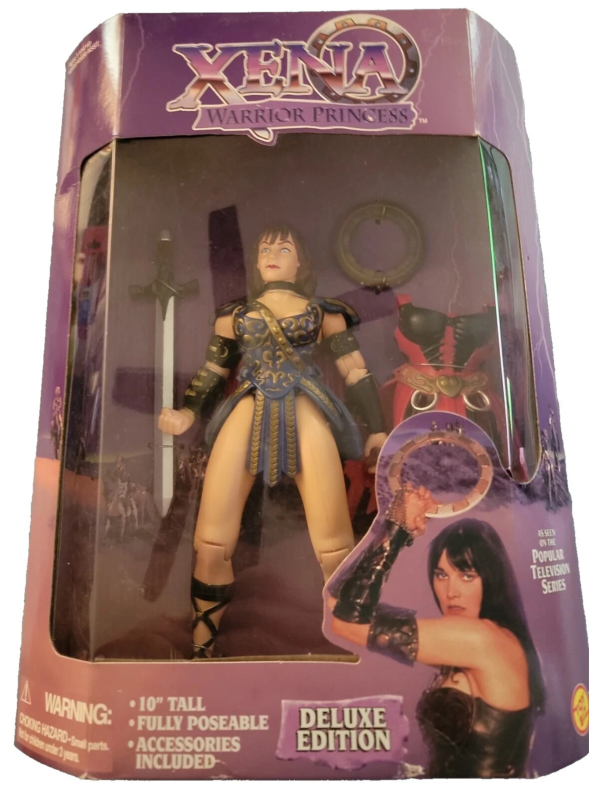 Figuras de acción ToyBiz Guerrero y accesorios