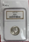 1940 D Silver Washington Quarter NGC MS 66 (SL411)