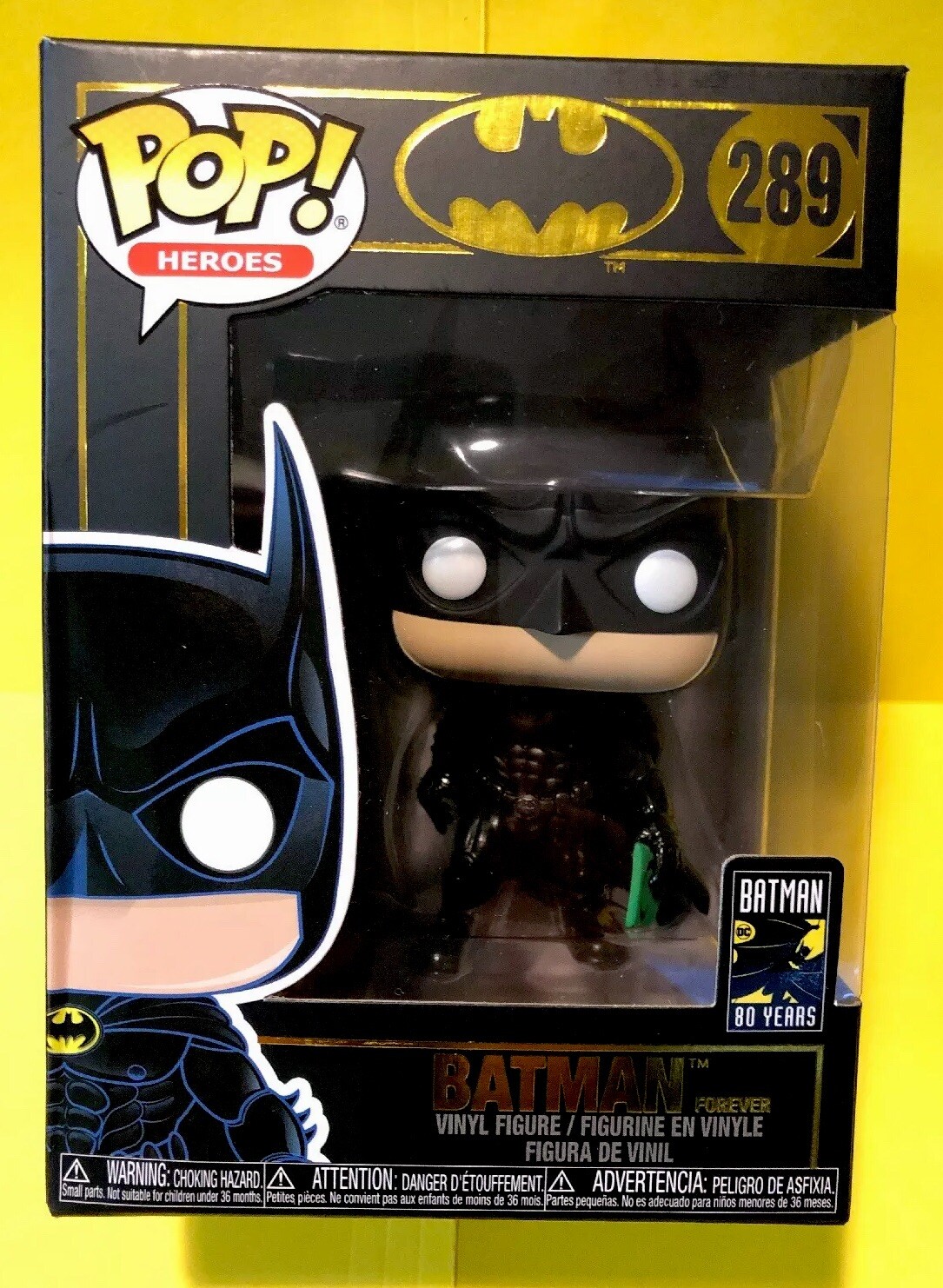 Funko Pop! Heroes: Batman #289 1995 80th Anniversary - Batman Forever | eBay