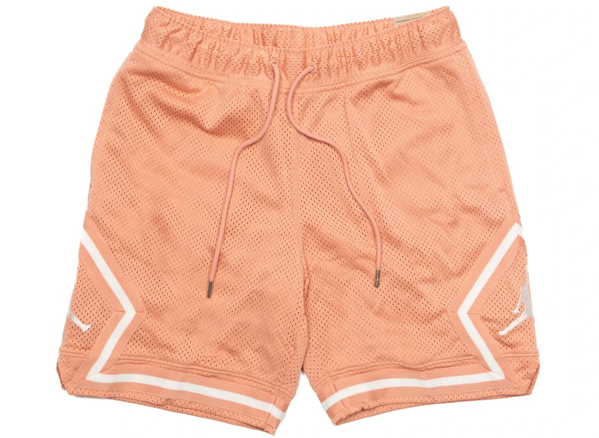 Nike Air Jordan Essential Mesh Diamond Shorts Rose Gold Pink DM1367-824 Men  2XL