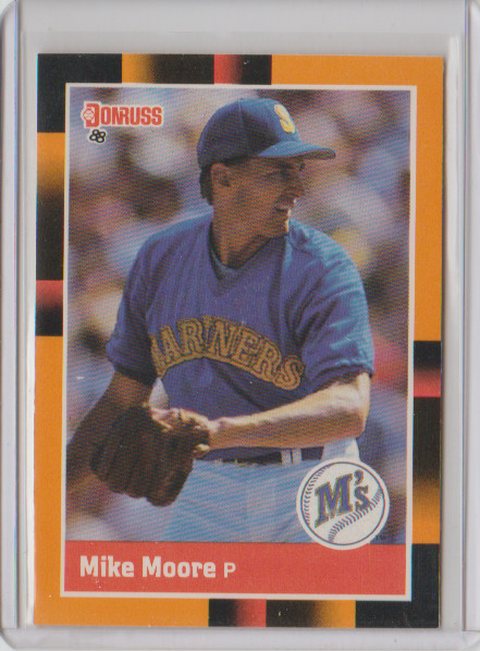 1988 Donruss Baseball's Best #192 Mike Moore Seattle Mariners