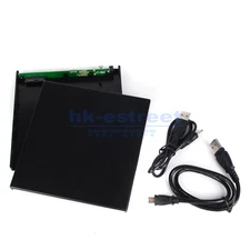 12.7mm USB Slim Portable Optical Drive Case External Mobile Enclosure for Laptop
