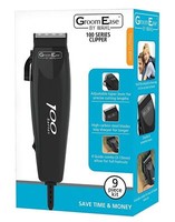 Wahl Hair Trimmer Clipper 100 Series Black Men Home GroomEase Corded Shaver