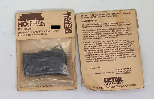 DETAIL ASSOCIATES American HO Scale Detailing Parts - Multi Listing - Picture 190 of 203