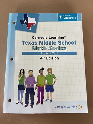 carnegie learning texas middle school math series. student text. 4th edit. Vol-2