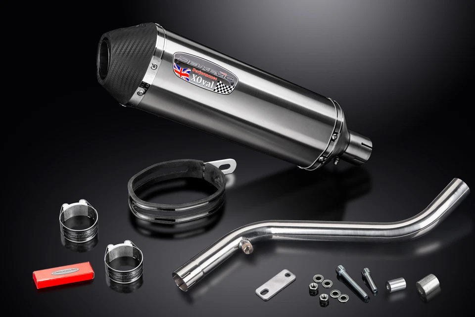 BMW R1150RT 2001-05 Delkevic Slip On 13.5" X-Oval Kit de silenciador de escape de acero inoxidable Foto 4 de 4