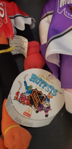 Vintage Muppets Plush Miss Piggy And Animal Nhl 1995 McDonald's - Picture 4 of 8