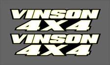 Vinson 4x4 Yellow Gas Tank Graphics Decal Sticker Atv Quad 500 Lt F500F LTF 500f