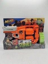 Nerf Zombie Strike FlipFury Blaster 2 Flipping 6-Dart Drums Ages 8 Hasbro NEW