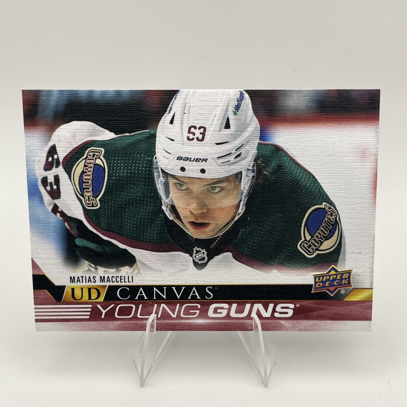 Matias Maccelli 2022-23 Upper Deck Series 1  UD Canvas Young Guns #C94 Rookie