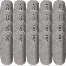 Kanayu 20 Pcs 20/40 Hard Shell Glasses Case 6.4 x 2.4 x 1.5 inch, Grey