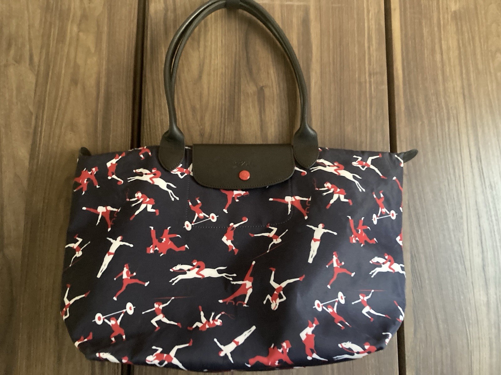 Longchamp Le Pliage Japan Limited Model Large Tote Bag Navy Authentic Used