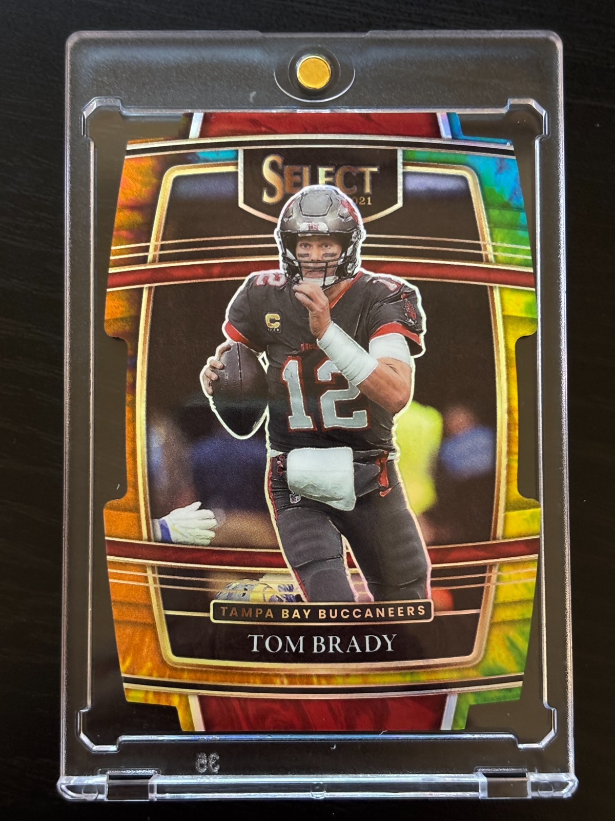 2021 Panini Select - Concourse Tom Brady #1 Tie-Dye Prizm Die-Cut /25 🐐🐐🐐