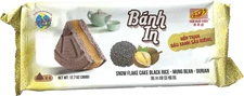 Tan Hue Vien Banh In Snow Flake Cake Black Rice Mung Bean Durian 12.7oz (360g)