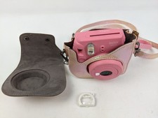Fujifilm Instax Mini 9 Instant Film Camera w/ Case Pink Bundle