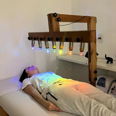 Crystal Light Bed BioPhotons Chromotherapy Color Therapy Radionic Reiki Healing