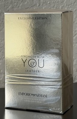 Discontinued Emporio Armani Stronger with You Leather 3.4oz 100ml (sealed)