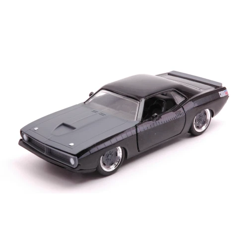 PLYMOUTH BARRACUDA 440 COUPE 1969 "FAST & FURIOUS 7" BLACK 1:32 Jada Toys Movie - Imagen 3 de 4