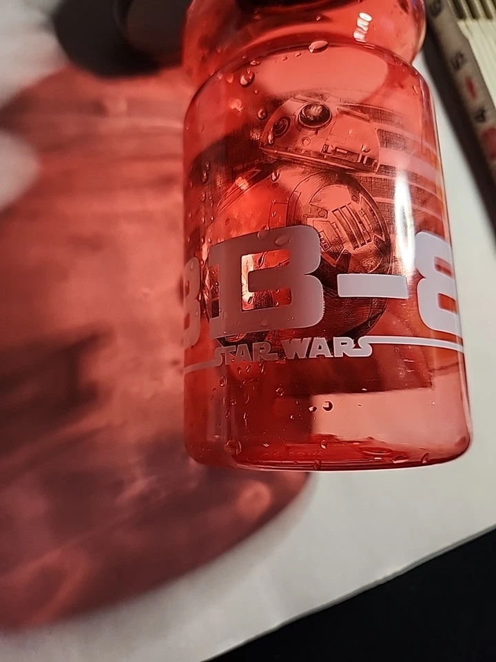Botella de agua Star Wars con tapa abatible BB-8 droide Foto 4 de 4