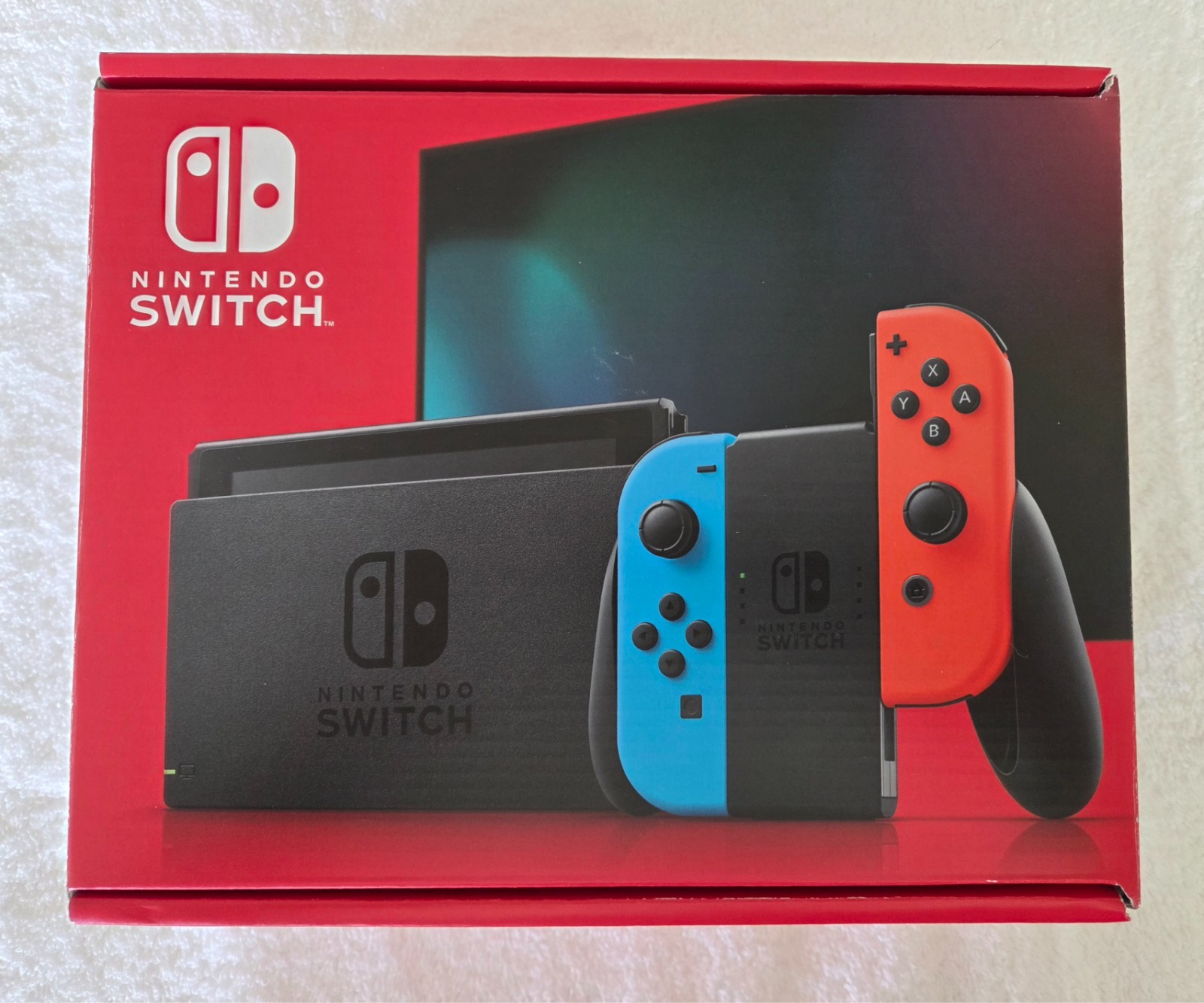 Nintendo Switch 32GB Handheld Console - Neon Red/Neon Blue / Model: HADSKABAH