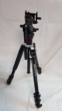 READ DESCRIPTION! Manfrotto Befree Live Travel Video Tripod & Video Camera Head