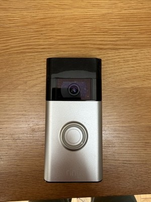 Ring Video Doorbell 2. Generation - 1080p HD WiFi Smart Kamera SILBER gebraucht