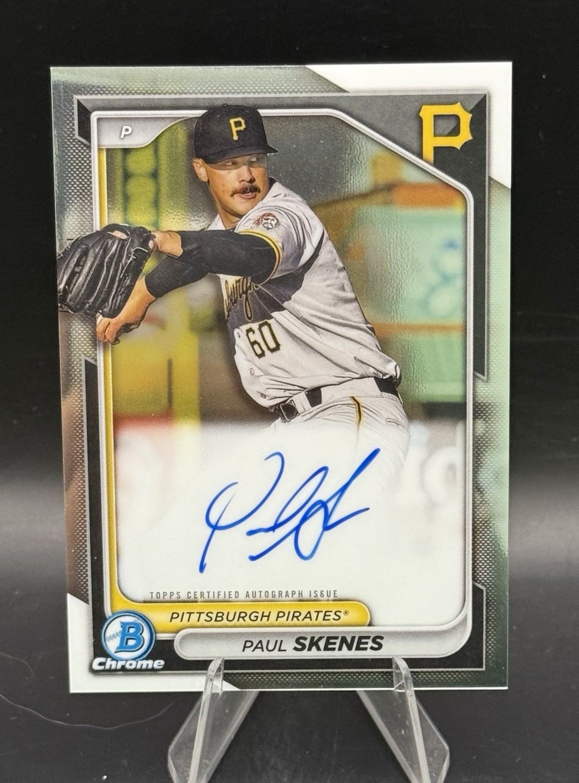 2024 Bowman Chrome Paul Skenes autograph #CPA-PS Pittsburgh Pirates