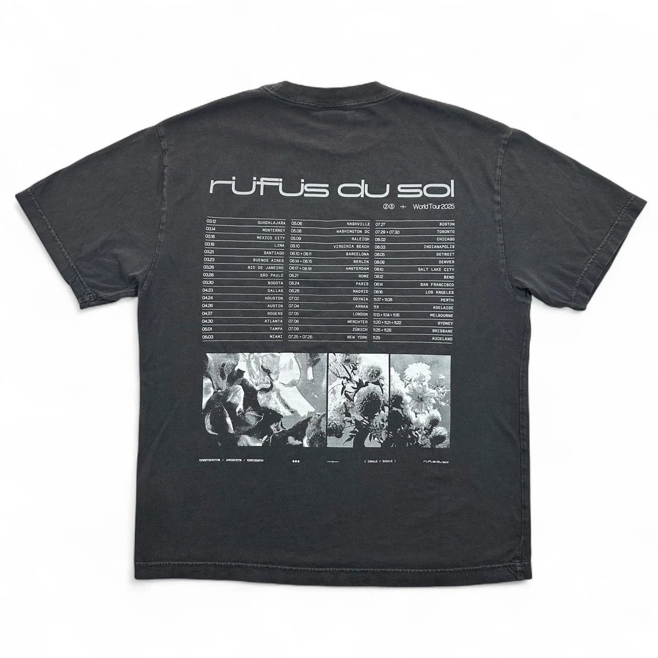 Inhale Exhale World Tour T-Shirt (Black)