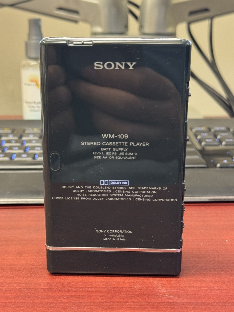 Vintage Sony WM-109 Walkman Cassette Player Working Japan | eBay