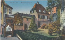 D040,kolorierte AK,Cöln,Maria im Capitol,Feldpost,Briefmarke,Poststempel,1915