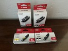 4 Canon Pixma Cartridges, 251 Y XL,251 BK XL, Two 255 PGBK XXL Sealed Box — photo 2