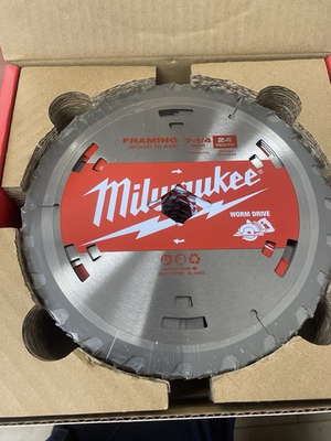 #ad #ad 10 Pack Milwaukee Circular Saw Blade 7 1 4 Inch Framing Wood Blade $44.99