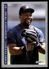 Kirby Puckett 1993 Fleer #52 Minnesota Twins MLB READ FREE SHIPPING AutographDen