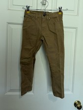 Nautica Sandstone Adjustable Waist Flat Front Chino Pants Size 5 Modern Slim