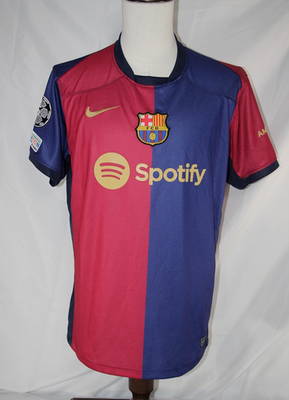 Nike Barcelona Men's L Lamine Yamal #19 Home Jersey UEFA