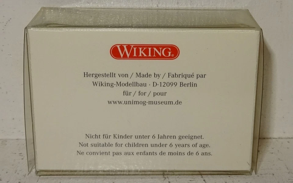 Wiking MB Unimog U411 Spatenstich Unimog-Museum März 2005 1:87 OVP (BS43) - Bild 4 von 4