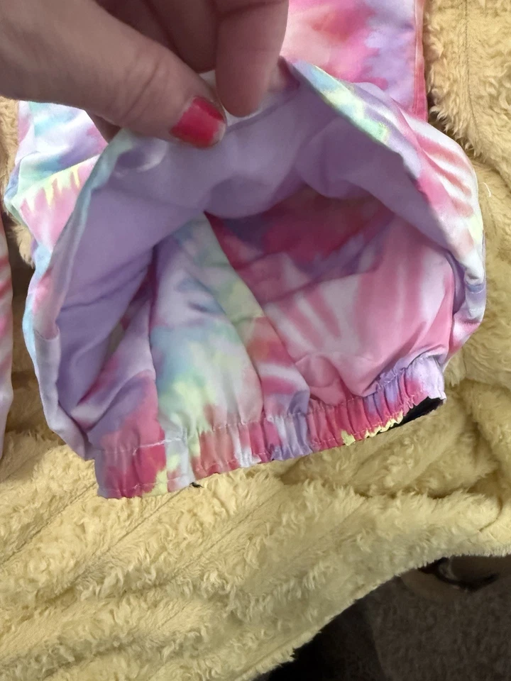 Girls Place 雪地裤 雪地装备 领带 染色 粉彩 尺寸 10 — 第 2/4 张图片