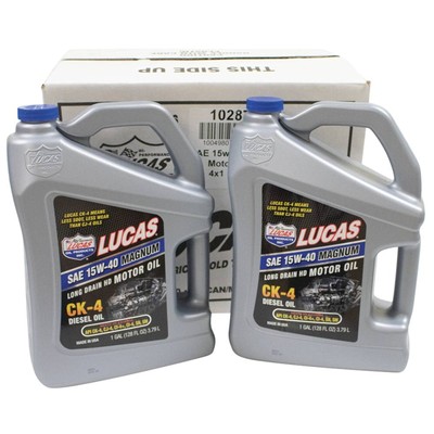 SAE 15W-40 Magnum CK-4 Diesel Oil For Lucas Oil 10287 Size 1 gallon; 051-853