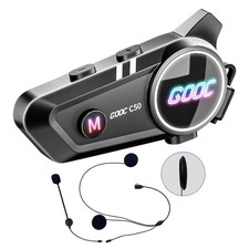 Motorcycle Helmet Bluetooth Headset,High Sound Quality,Waterproof Sports Head...