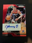 2024-25 Panini Prizm Johnny Davis Signatures Auto Red Scope Prizm #SIG-JDW