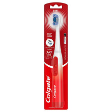 Colgate 360 Power Whitening Battery Operated Sonic Toothbrush, Soft, 2 Pack