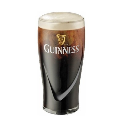   1x Guinness Gravity Stout One Pint 20oz Beer Glass Embossed Harp NEW CE M17 