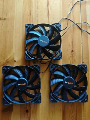 3x be quiet Pure Wings 2 140mm Computergehäuselüfter 