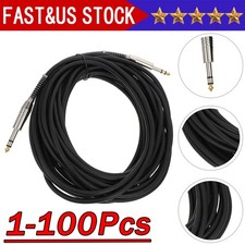 6ft NOISELESS Electric Guitar Bass Cable Pedal AMP Cord 1/4" USA KEYBOARD