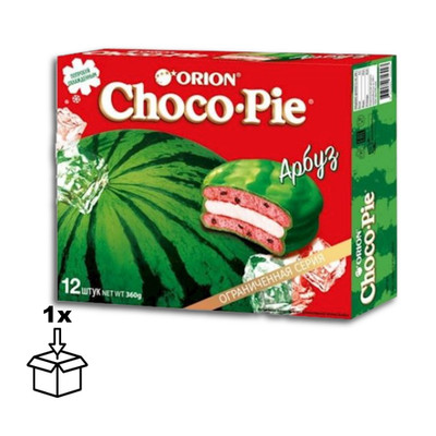 Orion Kekse ''Choco-Pie'' mit Wassermelonegeschmack - 360g