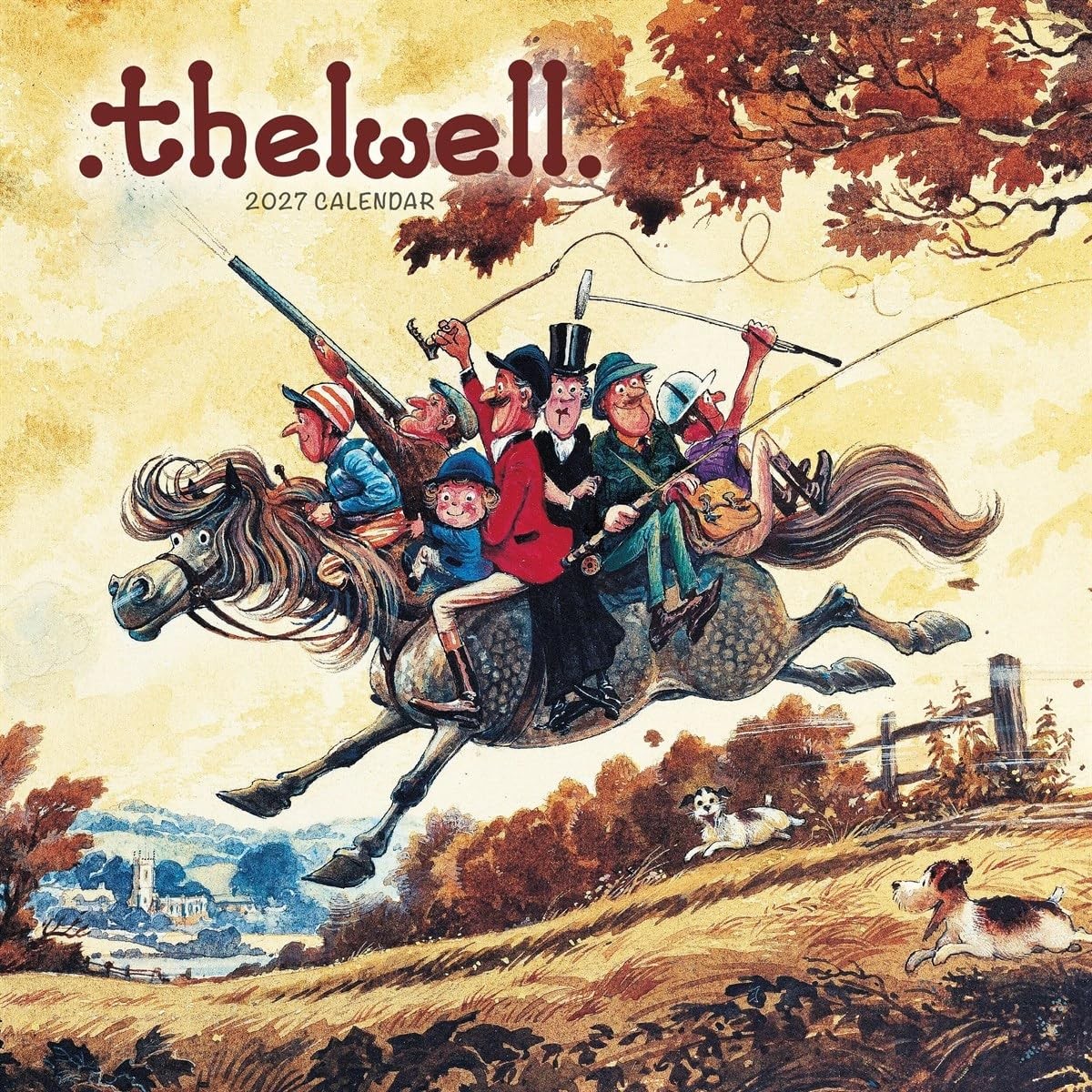 Thelwell 2027 Large Month To View Wall Calendar - Image 2