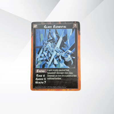 Glass Elemental Rage: Apocalypse CCG Promo Trading Card